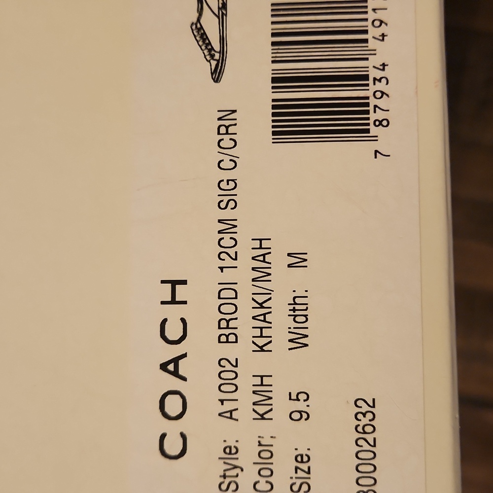 Coach Brodi Sneakers, Signature C Brown Patent Size 9.5 - Picture 6 of 8